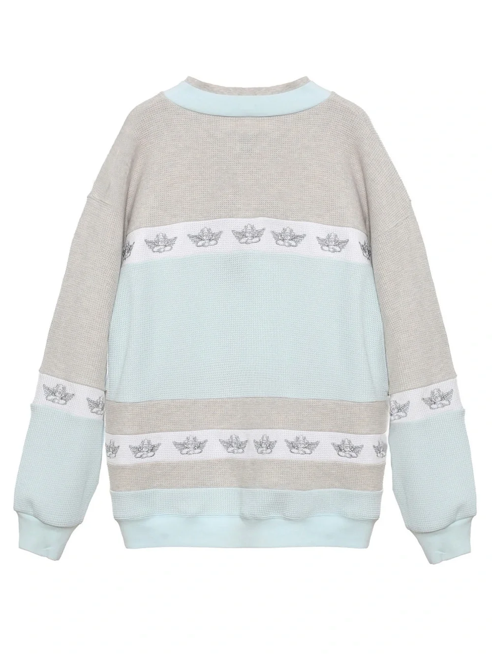 New! Boys Lie Blue Private School Rider Crewneck Thermal 🩵 M\L NWT!